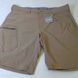 Eddie Bauer Men's Rainer Shorts. Color: Slatgreen. Size: 36 x 10. NWT